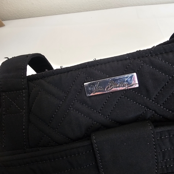 Vera Bradley Stroll Around Baby Diaper Tote Bag Black Quilted Travel - Picture 13 of 14